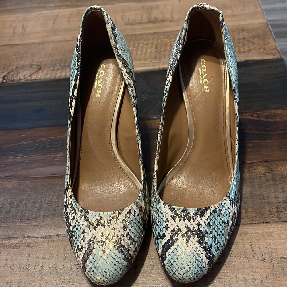 Coach Python Heels - image 2